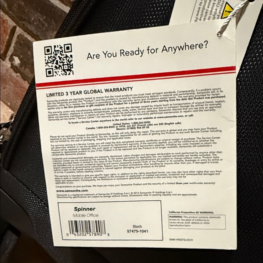 Samsonite Black Rolling Travel Bag - Picture 11 of 13